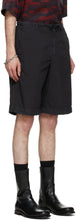 Dries Van Noten Black Poplin Shorts