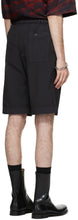 Dries Van Noten Black Poplin Shorts