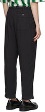 Dries Van Noten Black Poplin Trousers