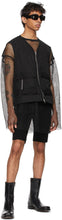 Dries Van Noten Black Rib Knit Shorts