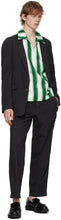 Dries Van Noten Black Single Button Blazer