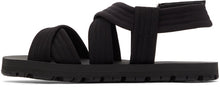 Dries Van Noten Black Strap Sandals