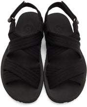 Dries Van Noten Black Strap Sandals