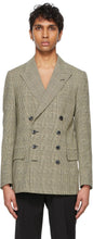 Dries Van Noten Black Twill Checkered Blazer - DRIES VAN NOTEN BLAZER EN TWILL NOIR SWILL - 바퀴 No noten 검은 능직 체크 무늬 블레이저