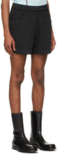 Dries Van Noten Black Twill Shorts
