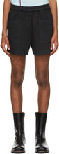 Dries Van Noten Black Twill Shorts - Stries Van Noten Short Black Twill - 밴 알코올 검은 능직 반바지를 건조시킵니다