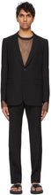 Dries Van Noten Black Twill Suit - Dries Van Notte Black Twill Costume - 밴 알코올 검은 능직 슈트를 건조