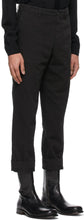 Dries Van Noten Black Twill Trousers