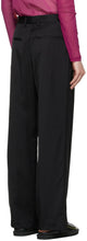 Dries Van Noten Black Twill Trousers