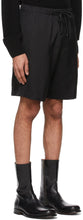 Dries Van Noten Black Viscose Shorts