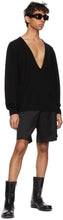 Dries Van Noten Black Viscose Shorts