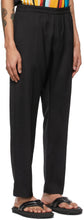 Dries Van Noten Black Viscose Twill Trousers