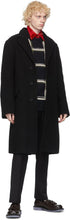 Dries Van Noten Black Wool Check Sweater