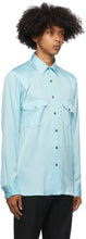 Dries Van Noten Blue Ballroom Shirt