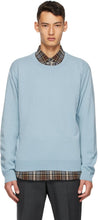 Dries Van Noten Blue Cashmere Sweater - SHARES VAN NOTEN NOTEN SWORKERE BLEU - 건조 밴 알 렌 푸른 캐시미어 스웨터