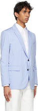 Dries Van Noten Blue Cotton Blazer
