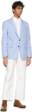 Dries Van Noten Blue Cotton Blazer