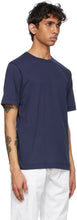 Dries Van Noten Blue Overlock T-Shirt