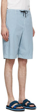 Dries Van Noten Blue Poplin Shorts