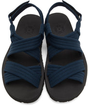 Dries Van Noten Blue Strap Sandals