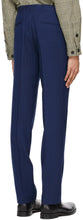 Dries Van Noten Blue Wool Trousers