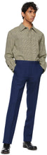 Dries Van Noten Blue Wool Trousers