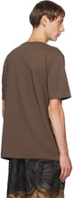 Dries Van Noten Brown Round Collar T-Shirt