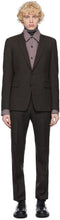 Dries Van Noten Brown Wool Straight Suit - Sèche Van Noten Wool Brown Wotion Costume droit - 건조 밴 알코올 브라운 양모 스트레이트 슈트