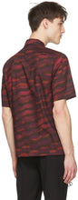 Dries Van Noten Burgundy Len Lye Edition Camillo Short Sleeve Shirt