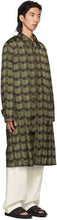 Dries Van Noten Green Len Lye Edition Graphic Print Coat