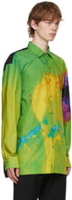 Dries Van Noten Green Len Lye Edition Graphic Shirt