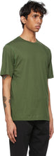 Dries Van Noten Green Overlock T-Shirt
