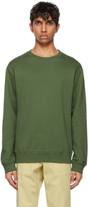 Dries Van Noten Green Relaxed Sweatshirt - Sèche-sweat-shirt décontracté vert - van noten 녹색 편안한 셔츠를 건조합니다