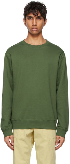 Dries Van Noten Green Relaxed Sweatshirt - Sèche-sweat-shirt décontracté vert - van noten 녹색 편안한 셔츠를 건조합니다