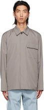 Dries Van Noten Grey Cotton Poplin Shirt - Chemise en popeline en coton gris - 건조 밴 노켄 회색 코튼 포플린 셔츠