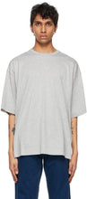 Dries Van Noten Grey Jersey T-Shirt - Sèche t-shirt jersey gris jersey gris - 건조 밴 알 렌 그레이 저지 티셔츠