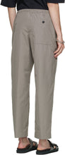 Dries Van Noten Grey Poplin Trousers