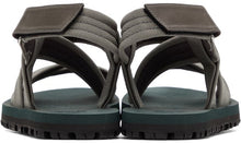 Dries Van Noten Grey Strap Sandals