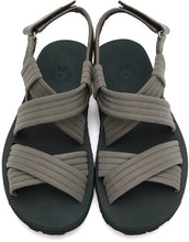 Dries Van Noten Grey Strap Sandals