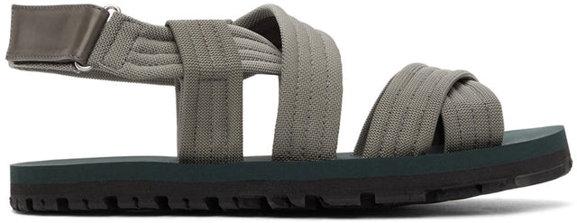 Dries Van Noten Grey Strap Sandals - Sèche sandales de bretelles grises - Van Noten Grey Strap Sandals를 건조합니다