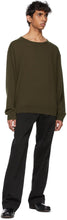 Dries Van Noten Khaki Cashmere Sweater