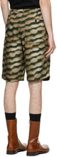 Dries Van Noten Khaki Len Lye Edition Poplin Shorts