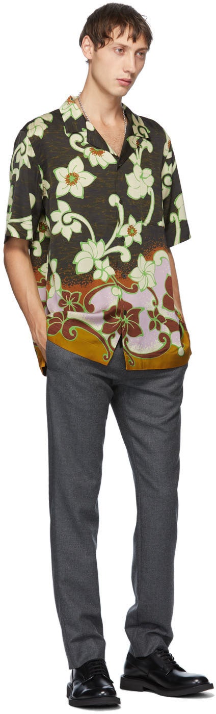 Dries Van Noten Multicolor Camp Short Sleeve Shirt