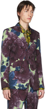 Dries Van Noten Multicolor Wool Floral Blazer