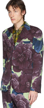 Dries Van Noten Multicolor Wool Floral Blazer