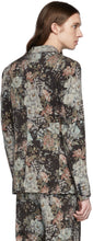 Dries Van Noten Multicolor Wool Floral Double-Breasted Blazer