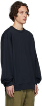Dries Van Noten Navy French Terry Sweatshirt