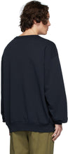 Dries Van Noten Navy French Terry Sweatshirt