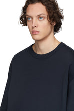 Dries Van Noten Navy French Terry Sweatshirt