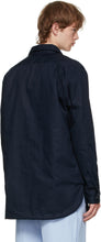 Dries Van Noten Navy Padded Shirt